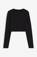 Long-sleeved Jersey Top