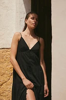 Lace-trimmed Camisole Dress