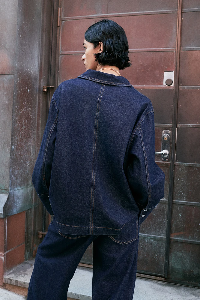 Denim Pullover Shirt