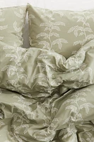 Patterned King/Queen Duvet Cover Set