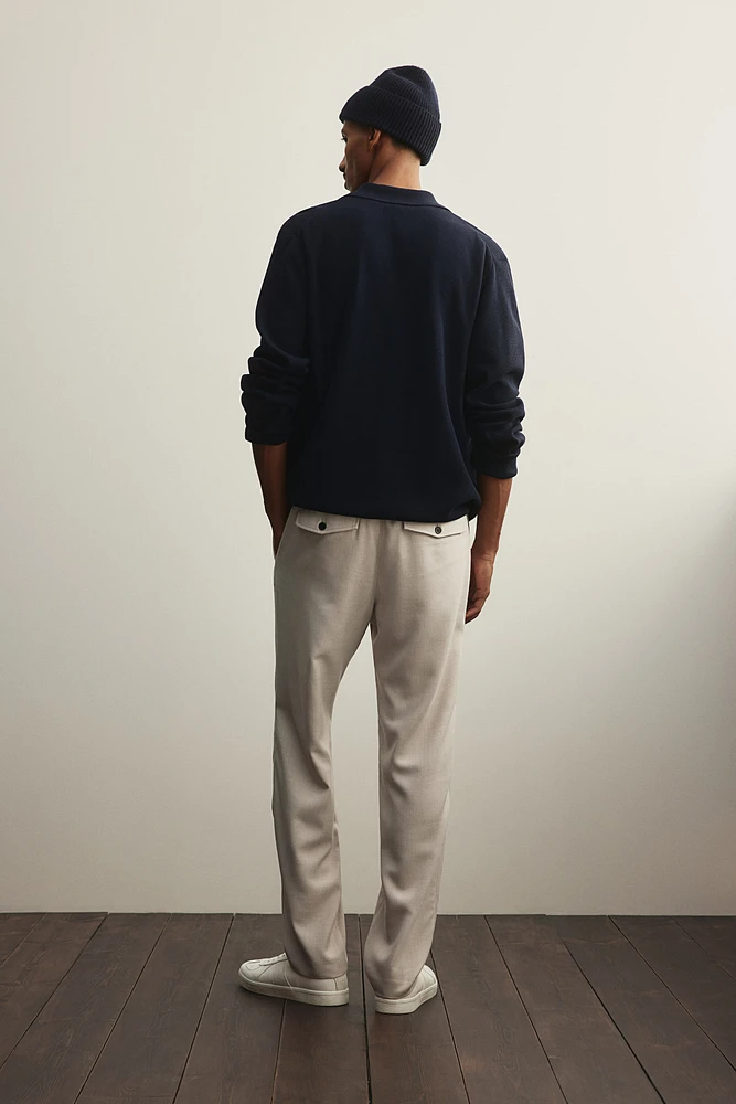 Regular Fit Twill Pants