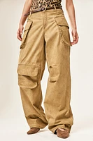 Wide-leg Cargo Pants