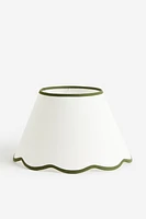 Scalloped-edge Lampshade