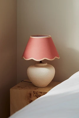 Scalloped-edge Lampshade
