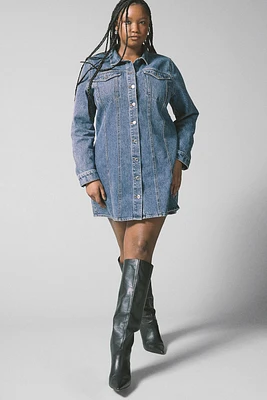 Cotton Denim Dress