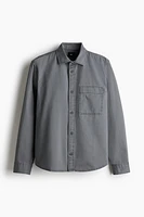 Regular-Fit Twill Overshirt