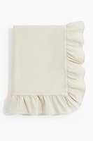 Ruffle-trimmed Tablecloth