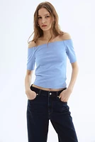 Off-the-shoulder top