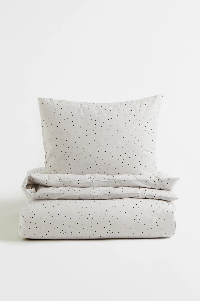 Patterned Twin Duvet Cover Set