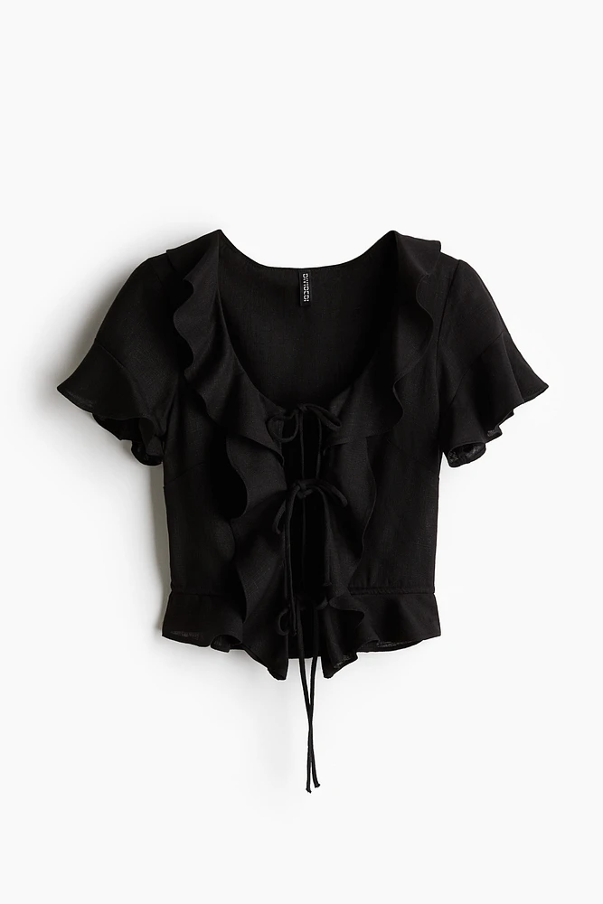 Blouse volantée