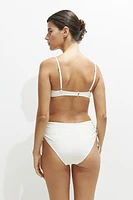 Drawstring-Detail Bikini Bottoms