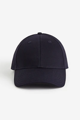 Casquette tissu croisé coton