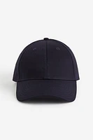 Casquette tissu croisé coton