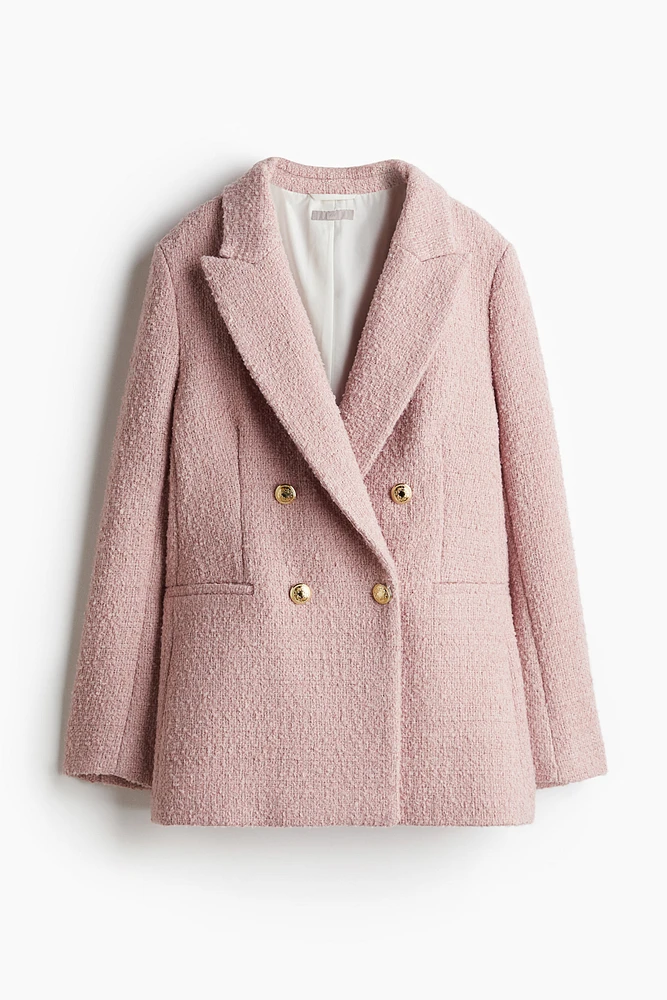 Blazer en tissu texturé