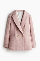 Blazer en tissu texturé