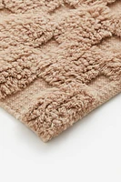 Tufted-pattern Wool-blend Rug