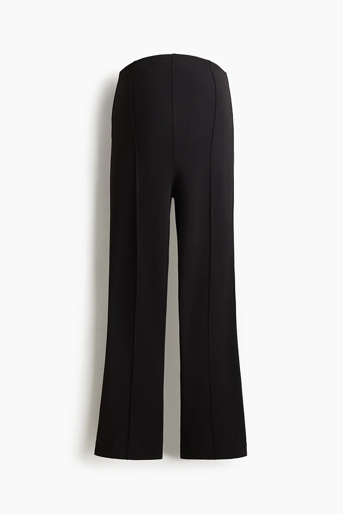 MAMA Crease-Front Interlock Pants