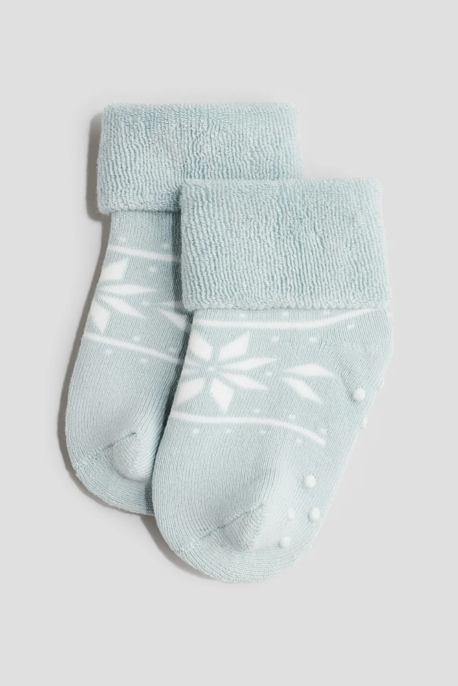 Lot de 3 paires chaussettes en bouclette