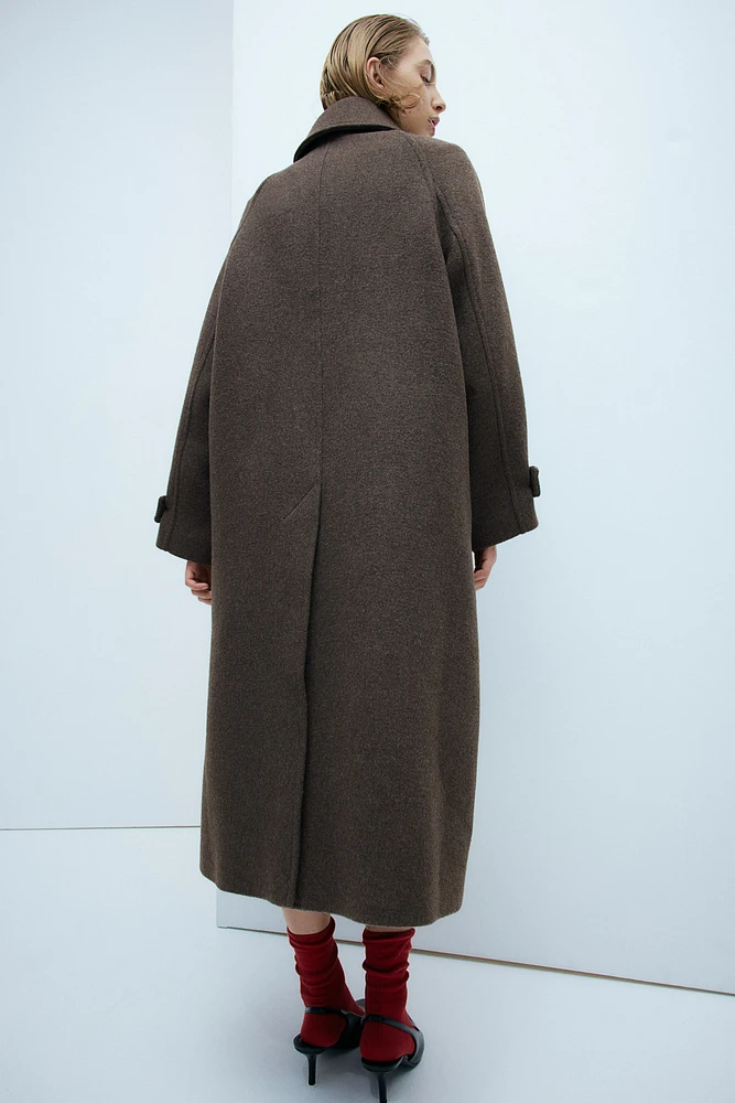 Wool-Blend Car Coat