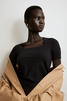 Square-Neck Top