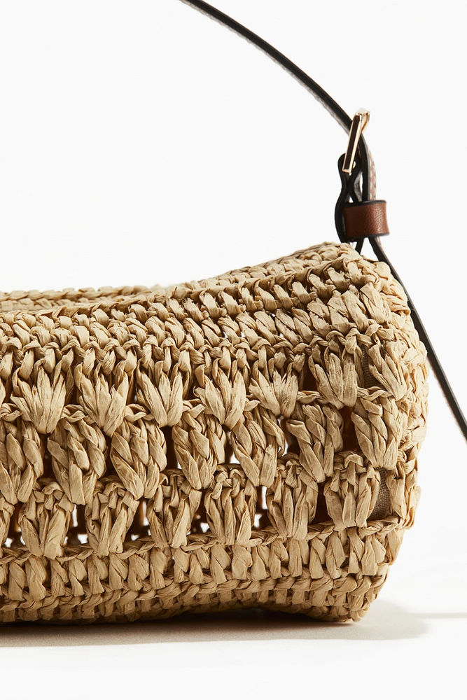 Sac à bandoulière en paille