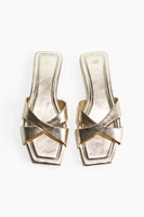 Crossover-Strap Sandals