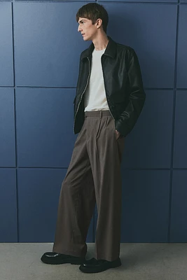 Pantalon habillé coupe ample