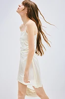 Draped Slip Dress