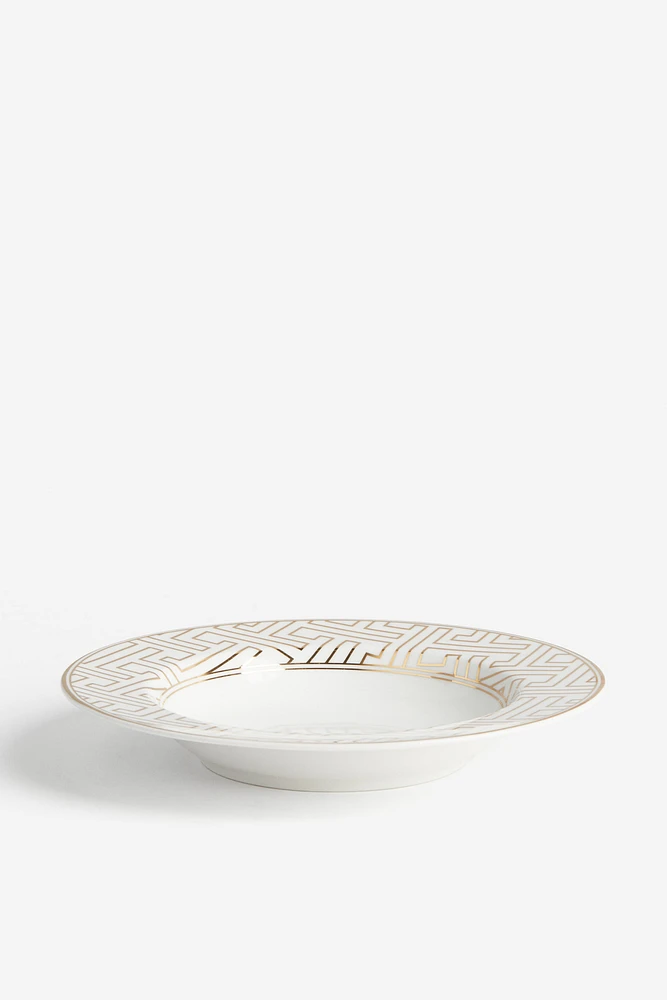 Assiette creuse en porcelaine