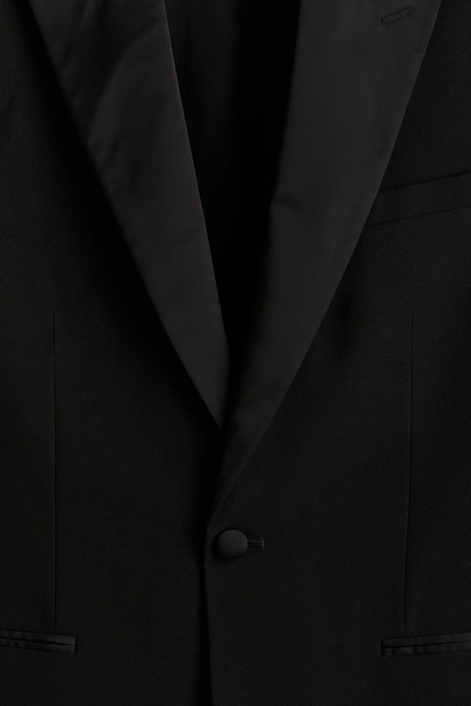 Slim Fit Single-Breasted Tuxedo Jacket