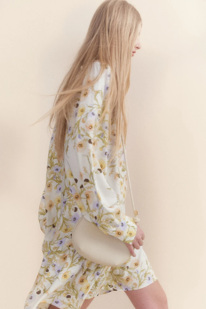 Robe en viscose à motif