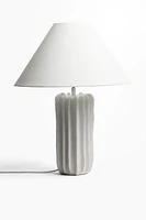 Large Linen-blend Lampshade