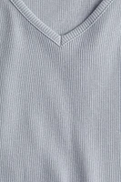 Ribbed Cotton Jersey Top