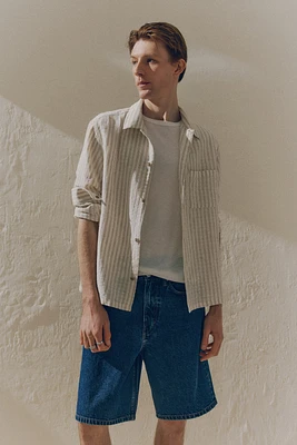 Short décontracté en denim