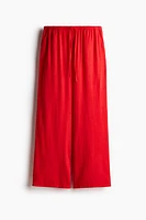 Straight-Leg Drawstring Pants