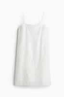 Camisole Dress with Eyelet Embroidery
