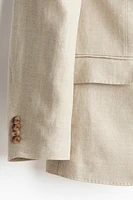 Slim Fit Linen Jacket