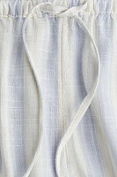 Straight-Leg Drawstring Pants