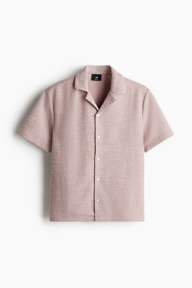 Regular-Fit Textured Resort Shirt