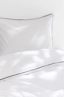 Cotton Sateen Twin Duvet Cover Set