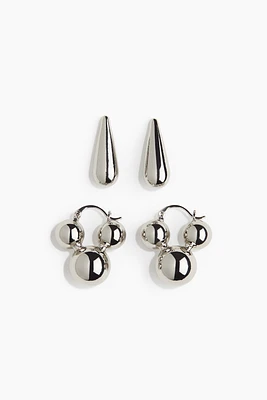 2 Pairs Earrings