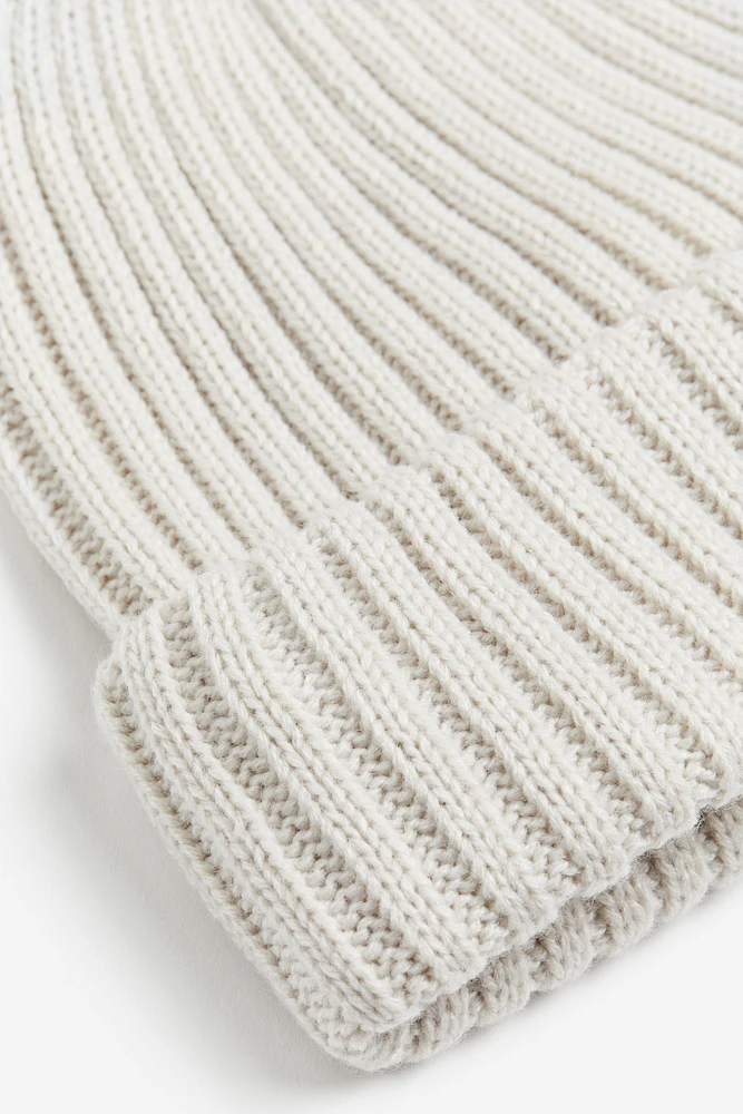 Rib-knit Hat