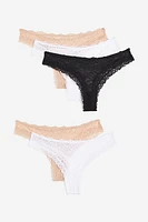 5-pack Lace Brazilian Briefs