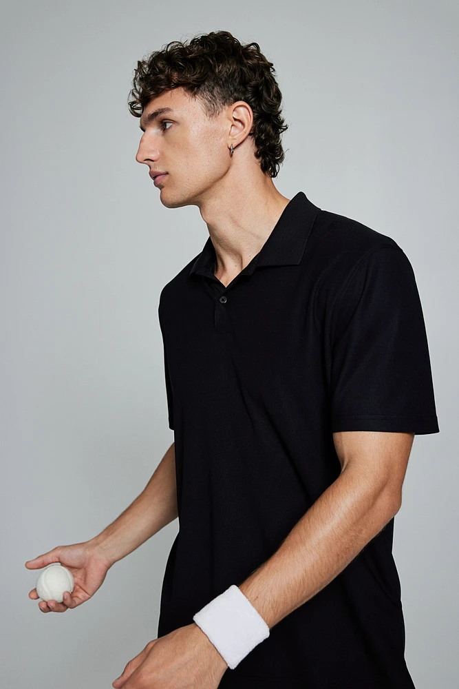 Regular Fit Piqué Sports Shirt