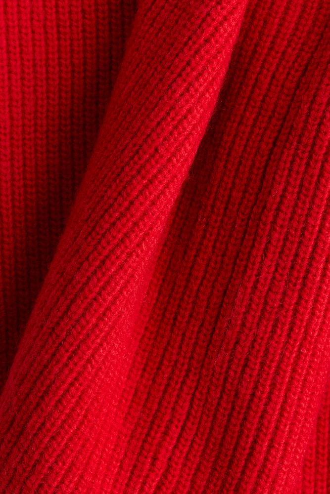 Rib-Knit Pencil Skirt
