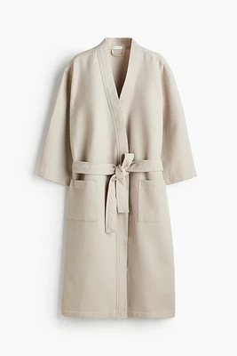 Waffled Bathrobe