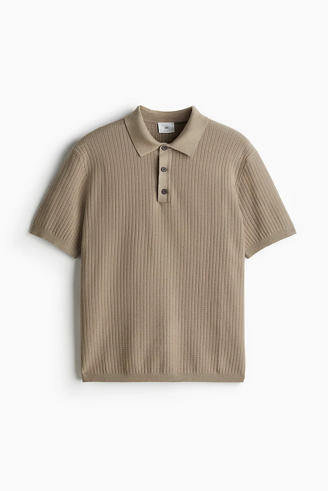 Polo Coupe Classique en maille texturée