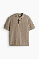 Polo Coupe Classique en maille texturée