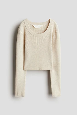 Rib-Knit Sweater