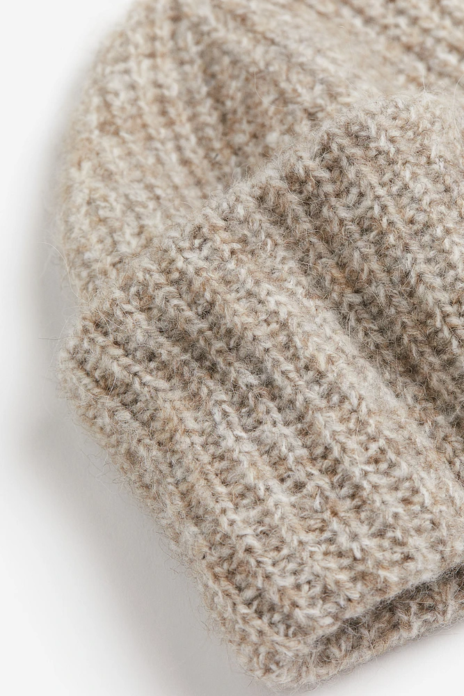 Rib-Knit Beanie